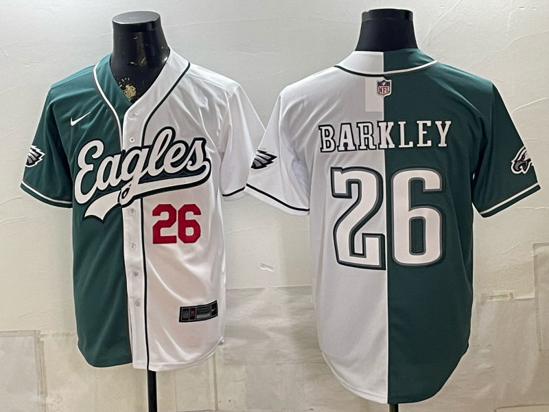 Men 2026 Philadelphia Eagles #26 Barkley white Nike Limited NFL Jersey 081200